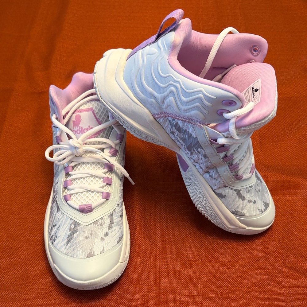 Moolah Grey - Purple Press Break V2 Sneakers youth size 7